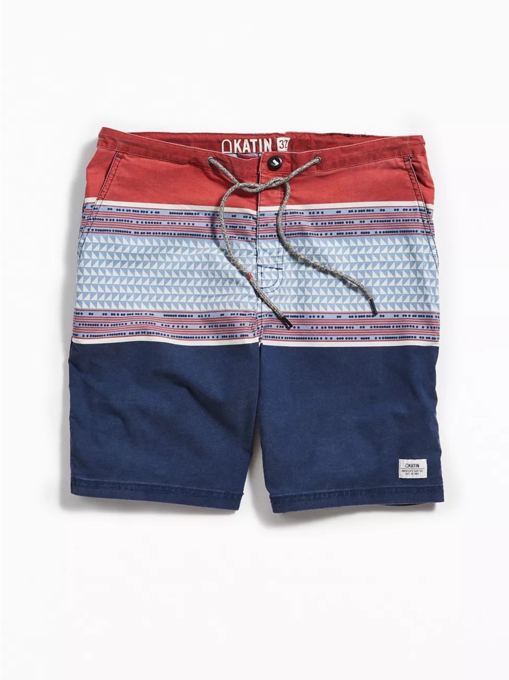 Katin Nations Colorblock Hybrid Swim Short Size 30